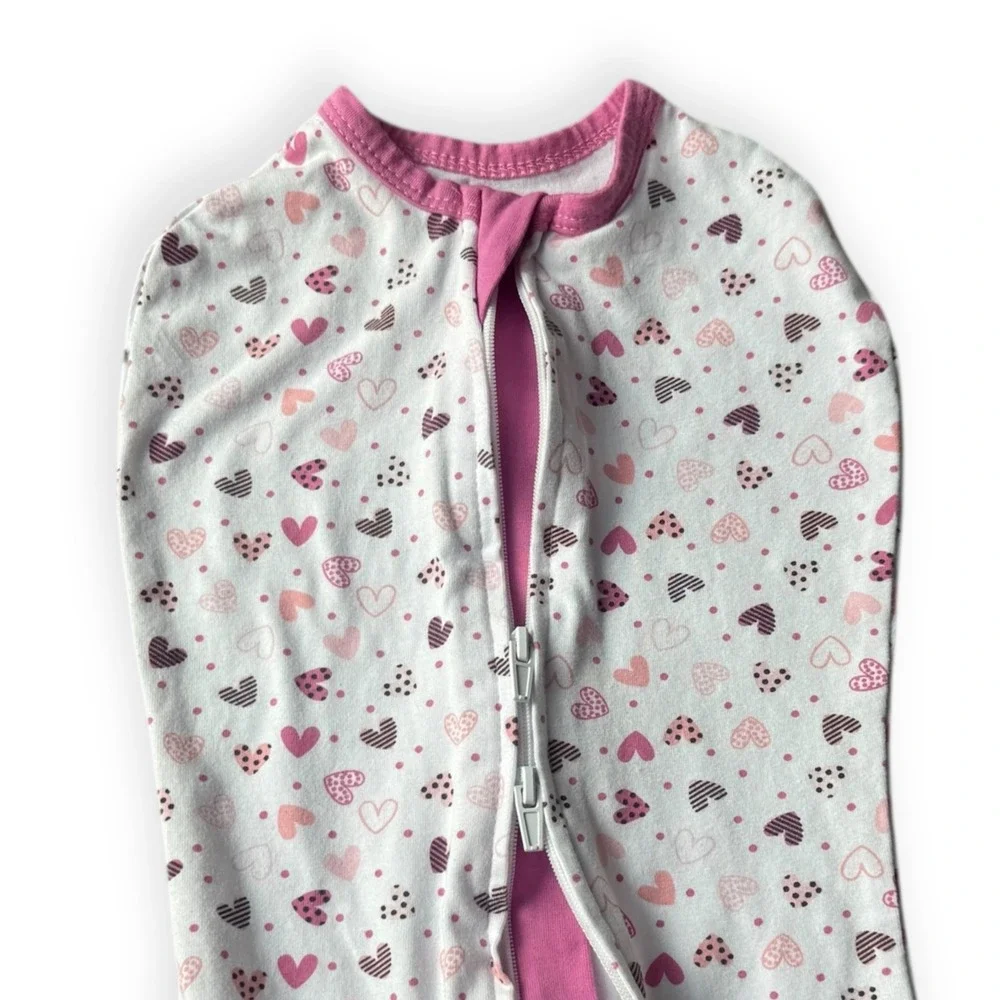 Swaddle Me Sleep Sack Heart Print Newborn